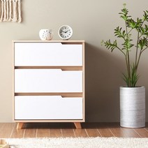 3단 이케아 거실 침실 서랍장 원룸 자취방 소품 옷 인테리어 국내제작 다용도수납장 600, C730 아카시아