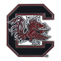 FANMATS 22240 Ole Miss Rebels 3D 컬러 메탈 엠블럼 Diecut 팀 로고 자동 엠블럼, South Carolina Gamecocks