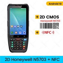 안드로이드 10 PDA 스캐너 휴대용 핸드 터미널 데이터 수집기 하니웰 N6603 QR 바코드 리더 크래들 충전, 08 2D Honey N5703 NFC_01 미국