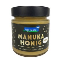 독일직구 리폼 하우스 마누카 꿀 야생화 홍크 MGO 400+ 유리 250g 뉴질랜드산 잘게 썬 메틸글리옥살 급여를 뉴 품질로 기프트 아이디어, 수량, 상세참조