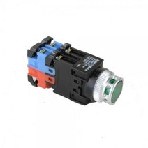 건흥전기 1A1B 조광 누름버튼 보호형 방우형 푸쉬온 스위치 220V AC 25mm KBL25WMP-2A11조광 누름 보호 방우형 스위치, 레드 [KBL25WMP-2AR11]