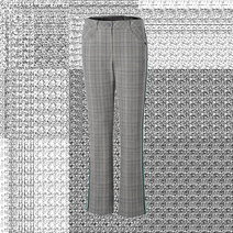 부츠컷 체크 팬츠 1HCPNF0703A