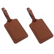 발광 PU 가죽 씨크릿 여행 캐리어 가방 네임택 2P 브라운