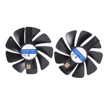 사파이어 용 쿨러 팬 Radeon RX 470 480 580 570 NITRO Mining Edition 게임용 비디오 카드 냉각, 한개옵션0