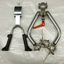 일반형 휠체어 결합 연결 전동킥보드 모터 활동형 브라켓 철거는 스포츠 특수 견인 헤드 드라이브 헤드 커넥터 전기 헤드 비활성화 링크 프레임에 편리합니다., 튼튼한 은색 연결 + 은색 발