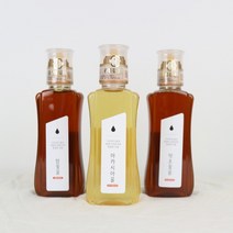 지리산토종꿀 아카시아꿀 밤꽃꿀 약초꽃꿀 벌집꿀 천연벌꿀 500g, 05. 천연꿀 500g 3종 선물세트