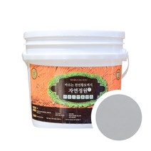 바른황토 바르는 천연 황토 편백 벽지 페인트 자연정원, 그레이, 5.5kg