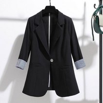 이지트랜드 여성 정장 자켓 쉬폰 캐주얼 오버핏 빅사이즈 iig53