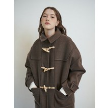 SALAD BOWLS OVERSIZED DUFFLE COAT [BROWN]