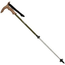 기능 등산스틱 지팡이 - 싱글 스태프 호신용 초경량 트레킹, 63-100CM, 초록