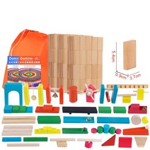 [원목도미노대여] 대량 판매 원목 도미노 블록 퍼즐 놀이 가족 도형, 1500pcs+기타블럭