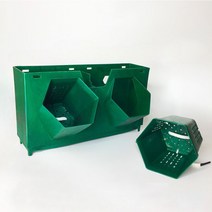 이동식 플랜트월 벽걸이 벽 화분, 2구