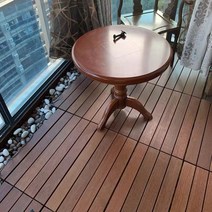 베란다 발코니 데크 부식 방지 나무 접합 단단한 나무 바닥 테라스 정원 야외 diy, 파인애플 격자 3090 cm, 1㎡