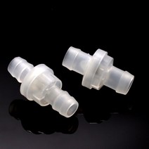체크밸브 수도배관자재 직경 3mm 4mm 5mm 6mm 8mm 10mm 12mm 플라스틱 체크 밸브 편도 탑 인라인 역류 가스 액체 물 유체 스토퍼, 06 12mm