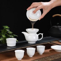 한국전통 도자기 5인 다도세트 다기 다도 다관 녹차잔