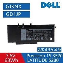 GJKNX GD1JP 0GD1JP Dell Latitude 5480 E5480 5490 E5490 5580 E5580 Series 노트북배터리