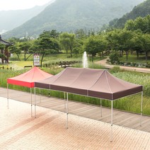 프리폼 프리미엄 대형 고급 함마톤 알루미늄골조 천막 3x6 방수천막, 1개, P천막 3X6 그린