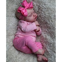 iCradle 20 인치 Reborn Baby Lifelike Reborn Baby Doll 진짜 찾고 Weighted Reborn Girl Doll 소녀를위한, 01 빨간색
