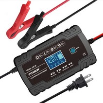 폭서 FOXSUR12V 24V 8A 스마트 배터리 충전기 자동 시작 고속 자동차 오토바이 트럭용 디PCycle 습식 건식 납산, FOXSUR 12V 8A 미국