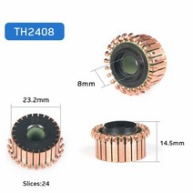 산업용 업소용 먼지 집진기 TUNGFULL 15x6.35x10mm 2 개 구리 막대 발전기 모터 수집기 마이크로 드릴 톤, 06 8x23.2x14.5mm