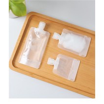 여행용 소분 용기 스킨 로션 샴푸 소분 화장품 용기 투명 액상 일회용 튜브 리필 샘플 공병, 30ml