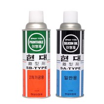 일신 현대 이형제 일반용 2차가공용 실리콘 오일 인쇄도장 윤활 세정 스프레이, 02. 일신 현대 이형제 (2차가공용)