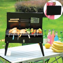캠핑전용접이식 바베큐그릴 캠핑 화로대 휴대용 숯불그릴 BBQ