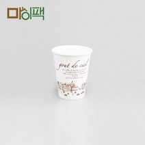 플라스틱컵 80파이 8온스 파리 300ml 1000개, Sk_15 - B0062(단품상품) / 1000개