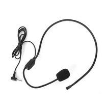 컴스 헤드셋형 모노 마이크 기가폰 3.5mm, WW676, 혼합색상