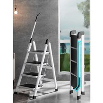 가정용 세탁기 전조기 발판 사다리 LS형 다용도 안전, 블랙 4단