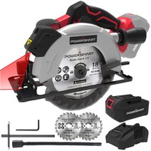 플런지쏘 원형톱 테이블쏘 powersmart 20v 6-12인치 무선, 없음