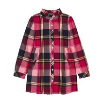 닥스 리틀 기모 체크 롱블라우스 DPW11XB62M PK