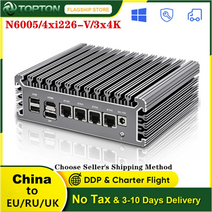 2 5g 방화벽 미니 pc 펜티엄 n6005 론 n5105 4 인텔 i226 v 2500m 네트 카드 tpm2 0 3x4k60hz vpn 서버 라우터, 램 없음 저장 공간 없음, 인텔 셀러론 n5105, 에게