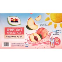 130m 복숭아 시원상큼 Dole 130ml Doe 상큼 워터젤리 짜먹는 시원 12입 W8DC9FB 1 쌀 종류:, 1, 본상품선택