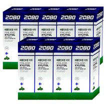 2080 자일리톨 치약 애플민트향 100g +10g 9개