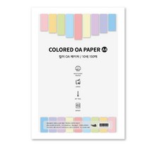 상우문화사 컬러 OA용지 혼합 150매 A4 컬러복사지 색지 사무용지