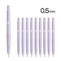 제브라 블렌 볼펜 0.5mm 10p, 퍼플(바디) + 블랙(잉크), 1세트