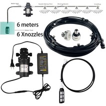 고압분사기 5L/Min DC 12V 60W 자동 스위치 마이크로 다이어프램 워터 펌프 고압 분무 스프레이, 05 SS black