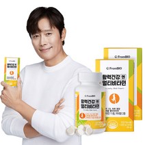 공식스토어 (2개월) 프롬바이오 활력건강엔 멀티비타민 츄어블 60정x2병/ 종합비타민, 활력건강엔 멀티비타민 2개월