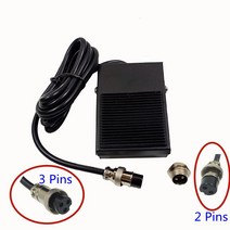 TIG 자동 용접기2핀 3 풋 페달 전원 컨트롤러 스위치 핸즈프리 TIG 플라즈마 커팅 커터 용접기 스폿 기계, 02 3 Pins