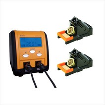 Exso LedSol 300-2 인두기 2채널 디지털 무연 온도 조절 솔더링 스테이션 인두기 핸들 스탠드 2개씩포함 엑소정품