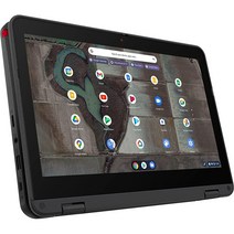 Lenovo 500e 크롬북 3세대 82JB000US LTE 고급 11.6인치 터치 스크린 러기드 2 in 1 - HD 1366 x 768 인텔 셀러론 N5100 쿼드 코어 (4, 단일, 단일