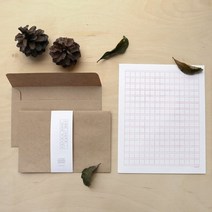 핑크풋 1000원고지편지지, 단품