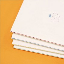 베이직 실제본노트 공책 신학기 학생 필기 선물 성 모눈 컬러 심플 그리드 한, 유다 베이직도트