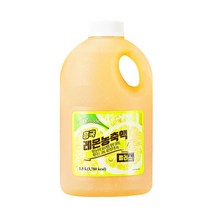 흥국에프앤비 레몬 농축액 플러스 1.5L, 선택안함, 아이스박스포장