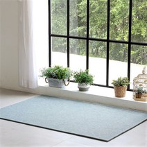 의자매트 바닥보호 소음방지 물세탁 체어매트 먼지없는 사계절 의자 전용 카페트, 블루민트, 90x120cm, 1개