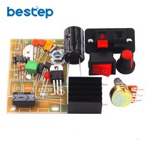 전압조절기전자 키트 회로 기판 DIY lm317dc 5V-35V AC/DC 가변 전압 스텝 다운 전원 공급 장치 세트 모듈, 한개옵션0