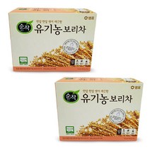 [홍스타]샘표 순작 유기농 보리차 옥수수차 2개 유기농 국내산 원료, 순작 유기농보리차30T 2개