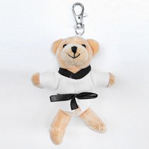 태권도 곰돌이인형 열쇠고리_키링_악세사리, 1개