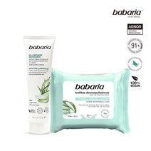 [바바리아] 알로에 클렌징 폼 150ml + 클렌징 티슈 25매 2종 세트